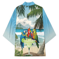 Wish You A Merry Martini Christmas Kimono Cocktail Parrot-dise