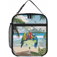 Wish You A Merry Martini Christmas Lunch Bag Cocktail Parrot-dise LT7 10.2 × 8.3 × 4.3 inch Multicolor - Polynesian Pride
