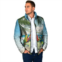 Wish You A Merry Martini Christmas Padded Jacket Cocktail Parrot-dise