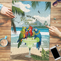 Wish You A Merry Martini Christmas Puzzle Cocktail Parrot-dise