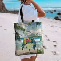 Wish You A Merry Martini Christmas Tote Bag Cocktail Parrot-dise LT7 - Polynesian Pride