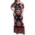 Personalised Taniko Motifs Aotearoa Family Matching Off Shoulder Maxi Dress and Hawaiian Shirt Waitangi Kowhaiwhai Kiwi