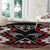 Personalised Taniko Motifs Aotearoa Round Carpet Waitangi Kowhaiwhai Kiwi