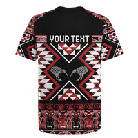 Personalised Taniko Motifs Aotearoa Rugby Jersey Waitangi Kowhaiwhai Kiwi LT7 - Polynesian Pride