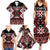 Personalised Aotearoa Waitangi Family Matching Summer Maxi Dress and Hawaiian Shirt Taniko Motifs - Mania Gecko