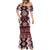 Personalised Aotearoa Waitangi Mermaid Dress Taniko Motifs - Mania Gecko