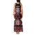 Personalised Aotearoa Waitangi Tank Maxi Dress Taniko Motifs - Mania Gecko