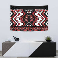 Personalised Aotearoa Waitangi Tapestry Taniko Motifs - Mania Gecko LT7 - Polynesian Pride