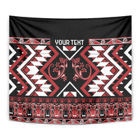 Personalised Aotearoa Waitangi Tapestry Taniko Motifs - Mania Gecko LT7 - Polynesian Pride