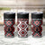 Personalised Aotearoa Waitangi Tumbler Cup Taniko Motifs - Mania Gecko