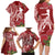 Personalised Hawaii Wahine Family Matching Long Sleeve Bodycon Dress and Hawaiian Shirt Women's Day Ohia Lehua LT7 - Polynesian Pride