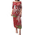 Personalised Hawaii Wahine Puletasi Women's Day Ohia Lehua LT7 Long Dress Red - Polynesian Pride