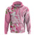 Personalised Hawaii Wahine Hoodie Women's Day Maui Lokelani Roses LT7 Pullover Hoodie Pink - Polynesian Pride