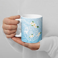 Guam Fishhook Mix Guasali Flowers Ceramic Mug Dreaming Turquoise LT7 - Polynesian Pride