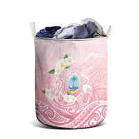 Guam Fishhook Mix Guasali Flowers Laundry Basket Dreaming Coral LT7 - Polynesian Pride