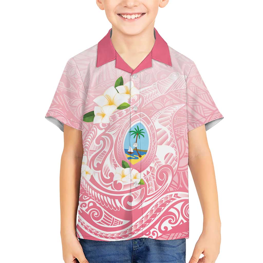 Guam Fishhook Mix Guasali Flowers Hawaiian Shirt Dreaming Coral LT7 - Polynesian Pride