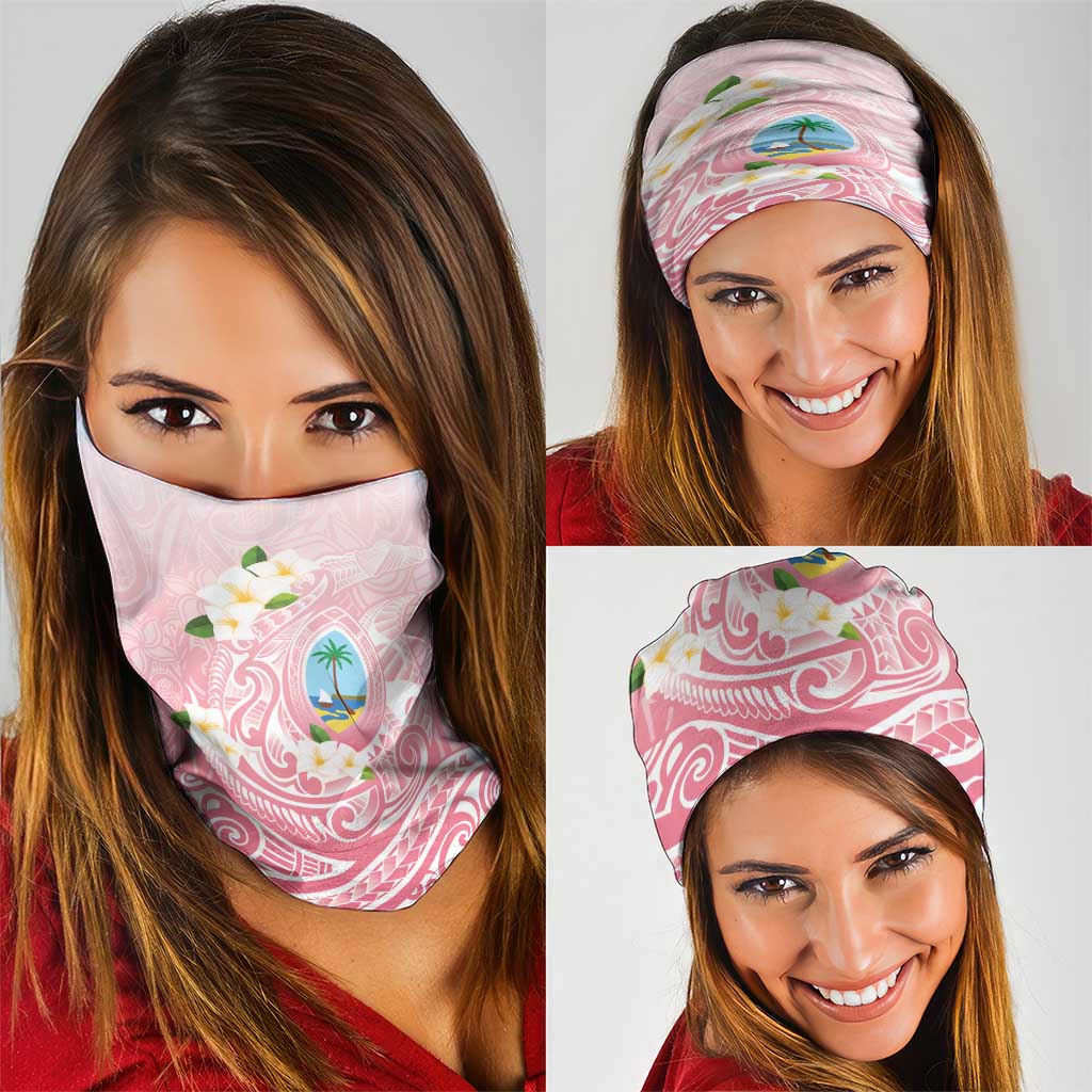 Guam Fishhook Mix Guasali Flowers Neck Gaiter Dreaming Coral LT7 - Polynesian Pride