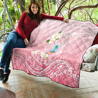Guam Fishhook Mix Guasali Flowers Quilt Dreaming Coral LT7 - Polynesian Pride