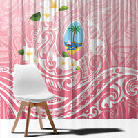 Guam Fishhook Mix Guasali Flowers Window Curtain Dreaming Coral LT7 - Polynesian Pride