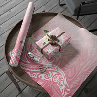 Guam Fishhook Mix Guasali Flowers Wrapping Paper Dreaming Coral LT7 - Polynesian Pride