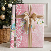 Guam Fishhook Mix Guasali Flowers Wrapping Paper Dreaming Coral LT7 - Polynesian Pride