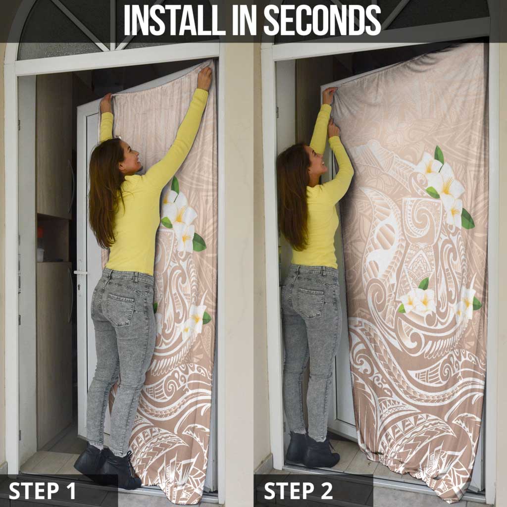 Guam Fishhook Mix Guasali Flowers Door Cover Dreaming Hazel LT7 - Polynesian Pride