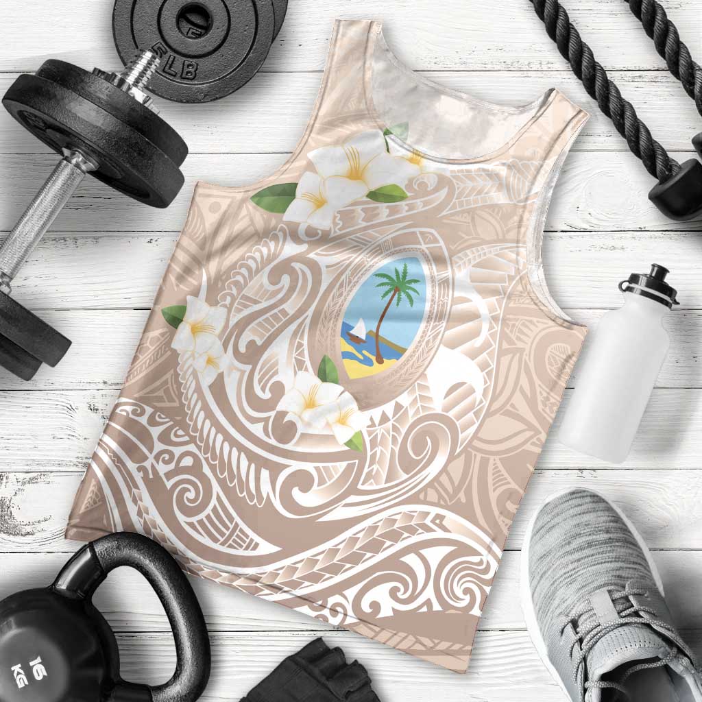 Guam Fishhook Mix Guasali Flowers Men Tank Top Dreaming Hazel LT7 - Polynesian Pride