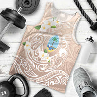 Guam Fishhook Mix Guasali Flowers Men Tank Top Dreaming Hazel LT7 - Polynesian Pride