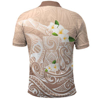 Guam Fishhook Mix Guasali Flowers Polo Shirt Dreaming Hazel LT7 - Polynesian Pride