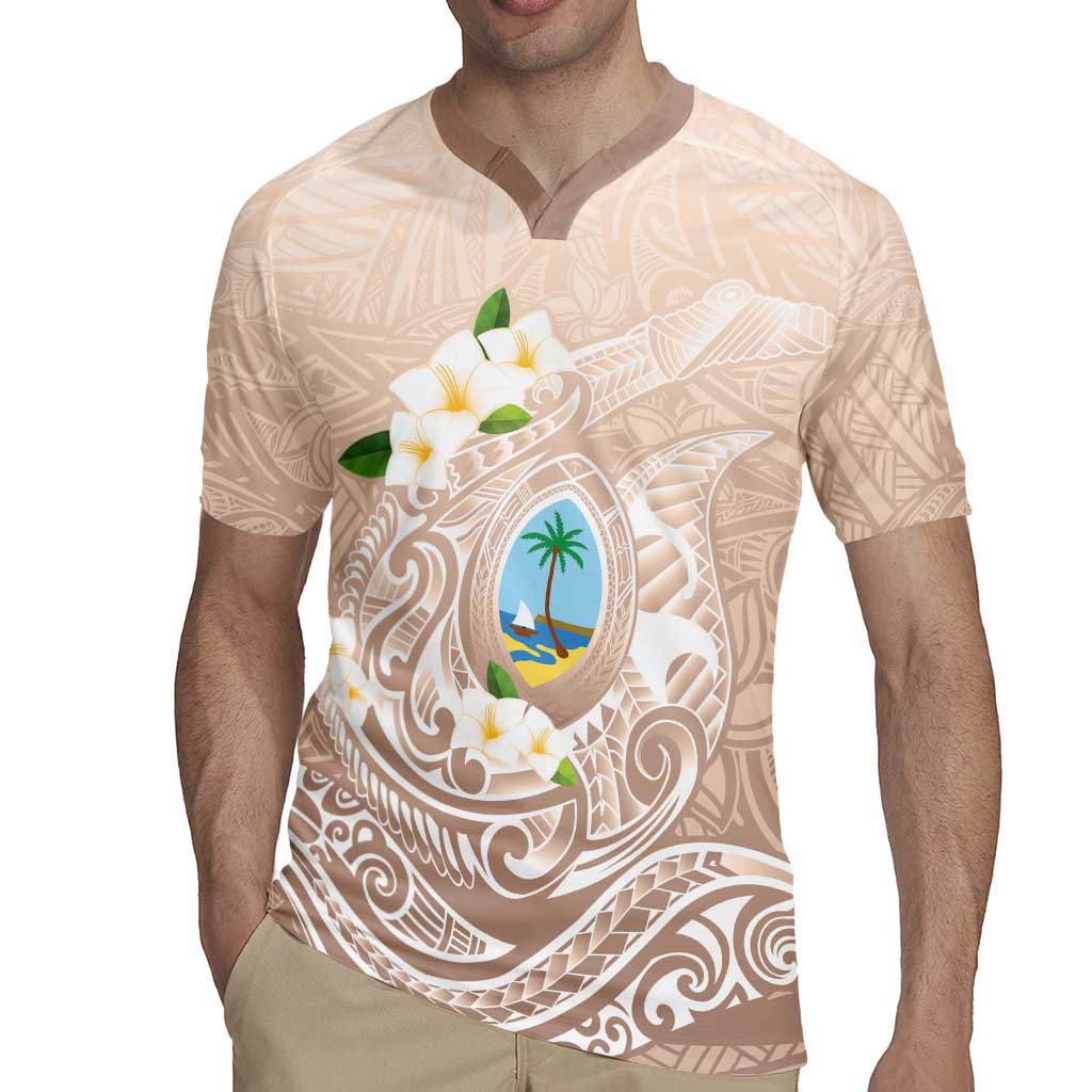 Guam Fishhook Mix Guasali Flowers Rugby Jersey Dreaming Hazel LT7 - Polynesian Pride