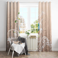 Guam Fishhook Mix Guasali Flowers Window Curtain Dreaming Hazel LT7 - Polynesian Pride