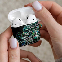 Maori Matariki - Manaia AirPods Case Emerald Paua Shell LT7 - Polynesian Pride