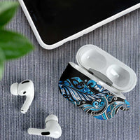 Maori Matariki - Manaia AirPods Case Galaxy Blue Paua Shell LT7 - Polynesian Pride