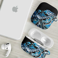 Maori Matariki - Manaia AirPods Case Galaxy Blue Paua Shell LT7 - Polynesian Pride