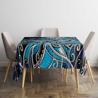 Maori Matariki - Manaia Tablecloth Galaxy Blue Paua Shell LT7 - Polynesian Pride