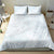 White Sunday Bedding Set Plumeria Tatau Mix Tapa