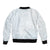 White Sunday Bomber Jacket Plumeria Tatau Mix Tapa