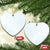 White Sunday Ceramic Ornament Plumeria Tatau Mix Tapa