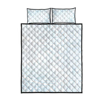White Sunday Quilt Bed Set Plumeria Tatau Mix Tapa LT7 - Polynesian Pride