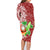 Hawaii Christmas Mele Kalikimaka Family Matching Long Sleeve Bodycon Dress and Hawaiian Shirt Santa Claus LT7 - Polynesian Pride