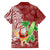 Hawaii Christmas Mele Kalikimaka Family Matching Off Shoulder Short Dress and Hawaiian Shirt Santa Claus LT7 - Polynesian Pride