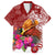 Papua New Guinea Christmas Family Matching Long Sleeve Bodycon Dress and Hawaiian Shirt Bird-of-Paradise Special LT7 Dad's Shirt - Short Sleeve Red - Polynesian Pride