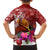 Papua New Guinea Christmas Family Matching Off Shoulder Short Dress and Hawaiian Shirt Bird-of-Paradise Special LT7 - Polynesian Pride