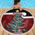 Personalised New Zealand Maori Christmas Beach Blanket Xmas Fern Mix Kowhawhai