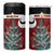 Personalised New Zealand Maori Christmas 4 in 1 Can Cooler Tumbler Xmas Fern Mix Kowhawhai