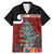 Personalised New Zealand Maori Christmas Family Matching Mermaid Dress and Hawaiian Shirt Xmas Fern Mix Kowhawhai