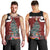 Personalised New Zealand Maori Christmas Men Tank Top Xmas Fern Mix Kowhawhai