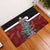 Personalised New Zealand Maori Christmas Rubber Doormat Xmas Fern Mix Kowhawhai