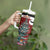 Personalised New Zealand Maori Christmas Tumbler With Handle Xmas Fern Mix Kowhawhai