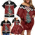 Personalised New Zealand Christmas Family Matching Off Shoulder Short Dress and Hawaiian Shirt Xmas Fern and Kiwi Birds